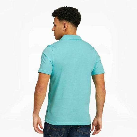 PUMA Golf Road Map Performance Essentials Men's Jersey Polo Shirt Blue - Picture 4 of 5